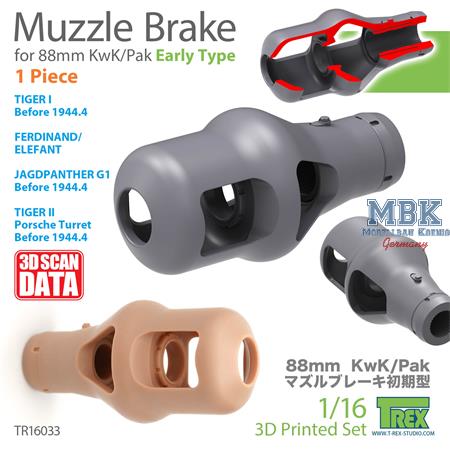 Muzzle Brake for 88mm KwK/Pak Early Type (1 Piece)