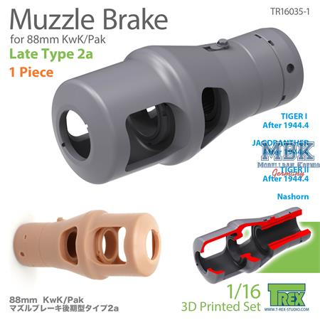 Muzzle Brake for 88mm KwK/Pak Late Type 2a