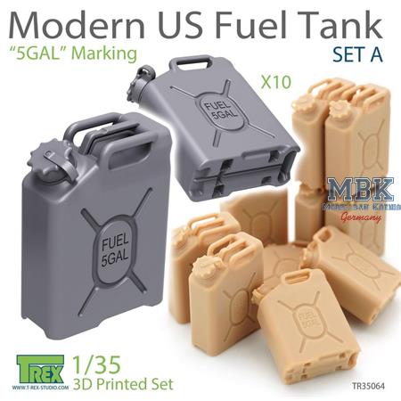 Modern US Fuel Tank set A 5GAL Marking