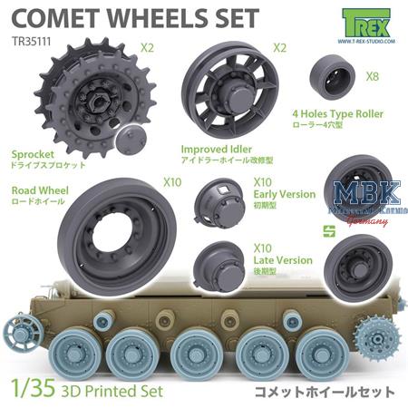 Comet Wheels Set for Tamiya