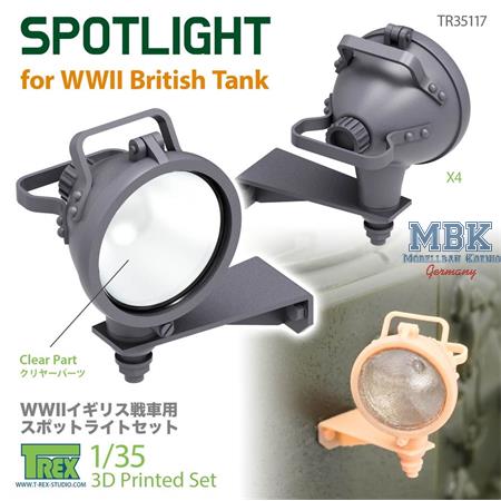 Spotlight for WWII British Tank