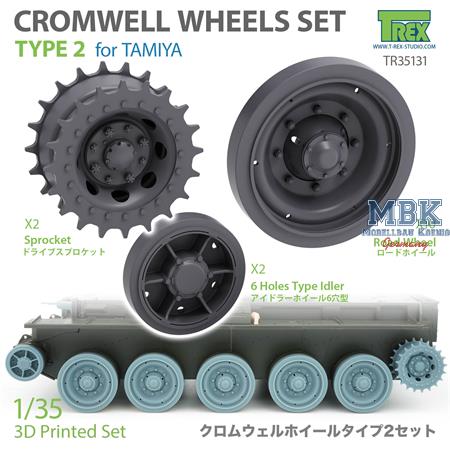 Cromwell Wheels Type 2 Set for TAMIYA 1/35