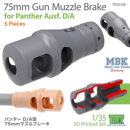 75mm Gun Muzzle Brake for Panther Ausf.D/A