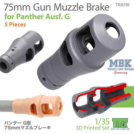 75mm Gun Muzzle Brake for Panther Ausf. G