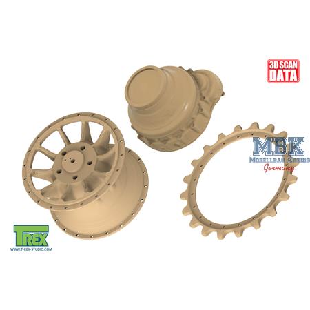 Disassembled TIGER I Mid/Late Prod. Sprocket