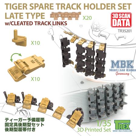 Spare Track Holder w/Track Links Tiger I Late