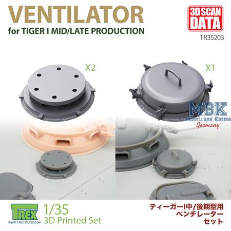 Ventilator for Tiger I Mid/Late Production