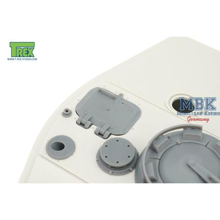 40mm Loader's Hatch for King Tiger Henschel Turret