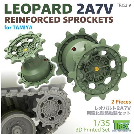 Leopard 2A7V Reinforced Sprockets (for TAMIYA)