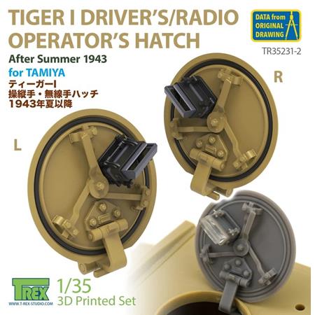 Tiger I Driver's / Radio Operator's Hatch (Tamiya)