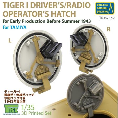 Tiger I Driver's / Radio Operator's Hatch (Tamiya)