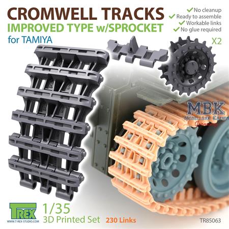 Cromwell Tracks Improved Type w/Sprocket 1/35