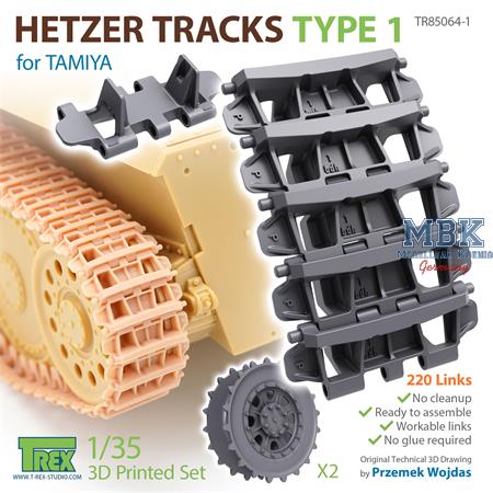 Hetzer Tracks Type 1 for TAMIYA 1/35
