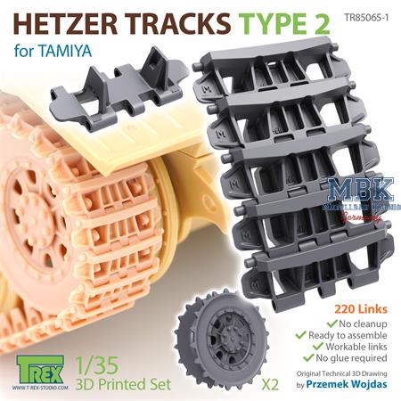 Hetzer Tracks Type 2 for TAMIYA 1/35