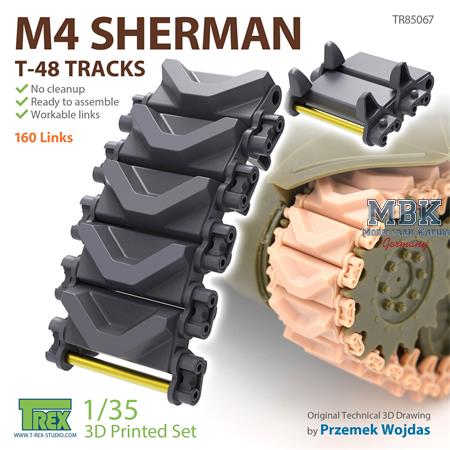 M4 Sherman T-48 Tracks 1/35