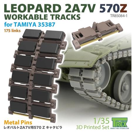 Leopard 2A7V 570Z Workable Tracks for TAMIYA