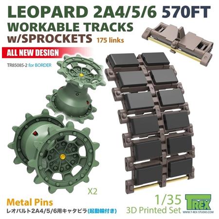 Leopard 2A4-6 570Z Tracks w/Sprocket (Border)