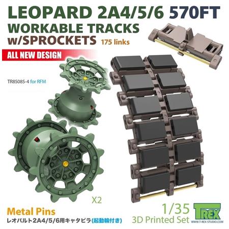 Leopard 2A4-6 570Z Tracks w/Sprocket (RFM)