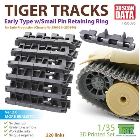 Tiger Tracks Early Type w/Pin Chassis No.25021-144