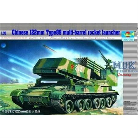 Chin. Raketenwerfer 122mm Type 89