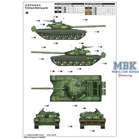 Russian T-72B MBT in 1:16