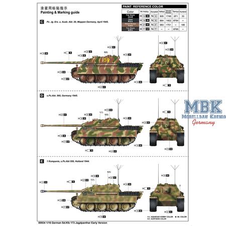 Sd.Kfz 173 Jagdpanther Early Version 1:16