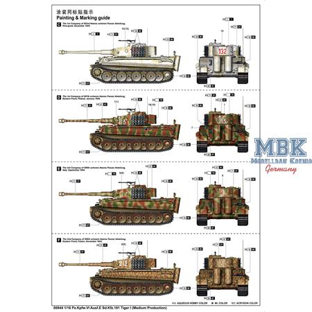 Pz.Kpfw.VI Ausf.E Sd.Kfz.181 Tiger I Medium Prod.