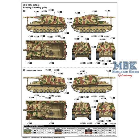 Sd.Kfz.165 Hummel (Late Production) 1:16