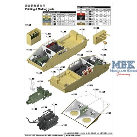 Sd.Kfz.165 Hummel (Late Production) 1:16