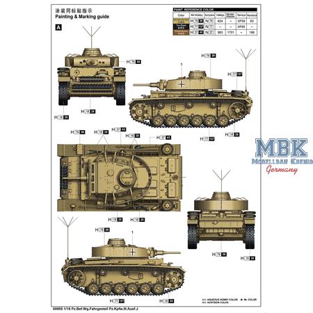 Pz.Kpfw.III Ausf.J 1:16