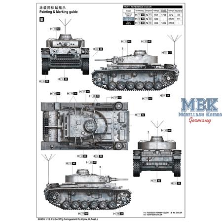 Pz.Kpfw.III Ausf.J 1:16