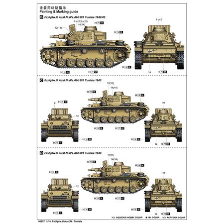 Pz.Kpfw.III Ausf.N - Tunisia 1:16