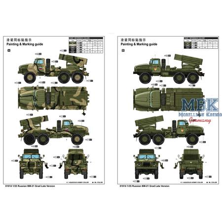 Russian BM-21 Grad MRL (late)