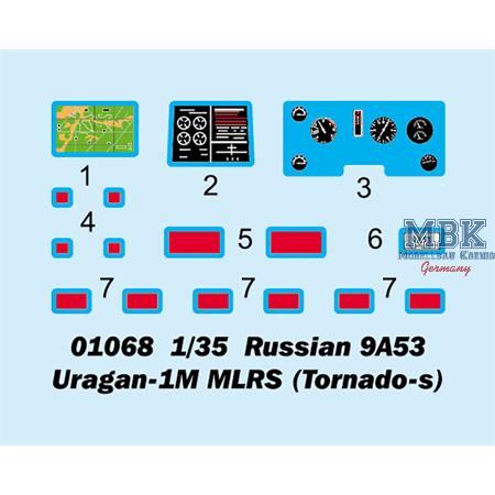 Russian 9A53 Uragan-1M MLRS (Tornado-s)