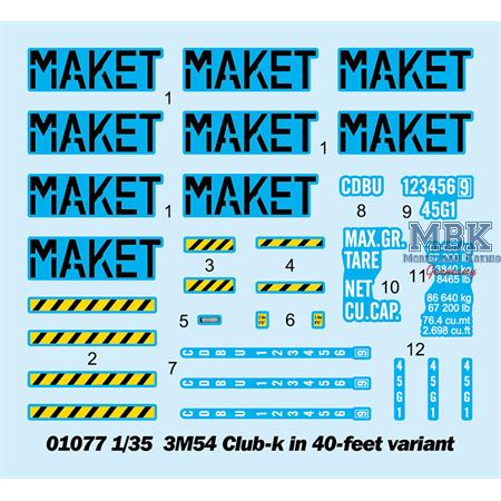 M54 Club-k in 40-feet variant
