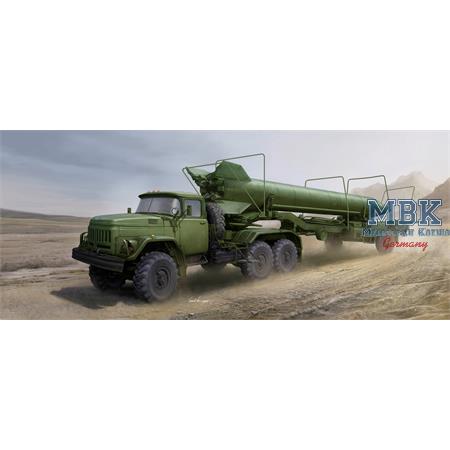 Soviet Zil-131V tow trailer 2T3M1 w/ 8K14 Missile