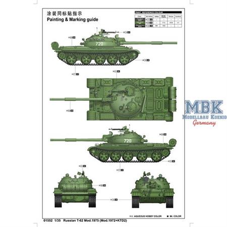 Russian T-62 Mod.1975 (Mod.1972+KTD2)