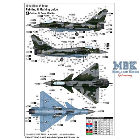 PAF J-10CE Multi-Role Fighter & IAF Rafale 2 in 1