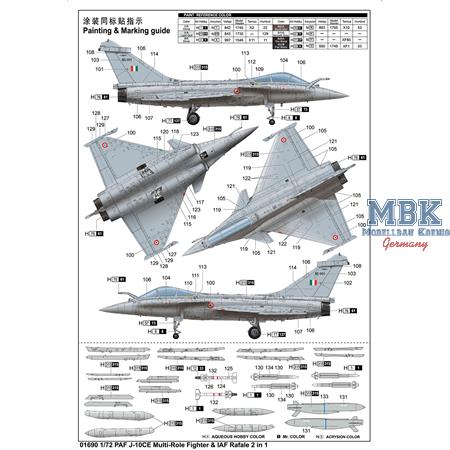 PAF J-10CE Multi-Role Fighter & IAF Rafale 2 in 1