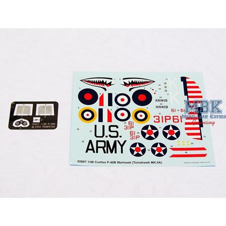 Curtiss P-40B Warhawk (Tomahawk IIA)