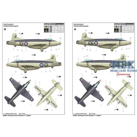 Supermarine Attacker F.1 Fighter