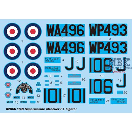 Supermarine Attacker F.1 Fighter