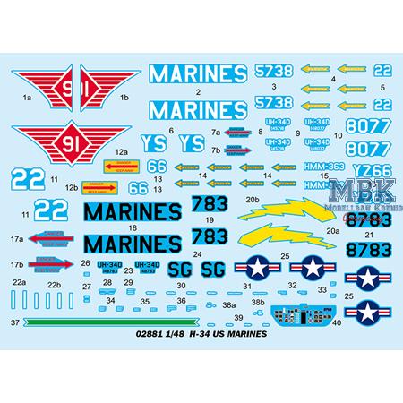 Sikorsky H-34 US MARINES