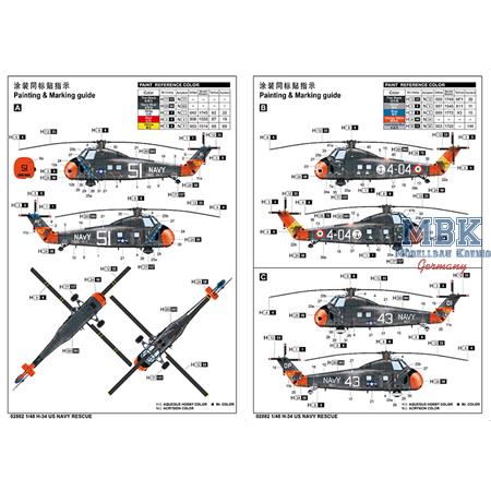 Sikorsky H-34 Helicopter – Navy Rescue