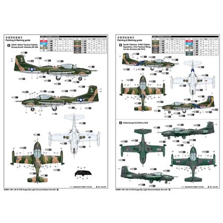 US A-37B Dragonfly Light Ground-Attack Aircraft