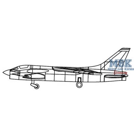 F-8 Crusader 1:700