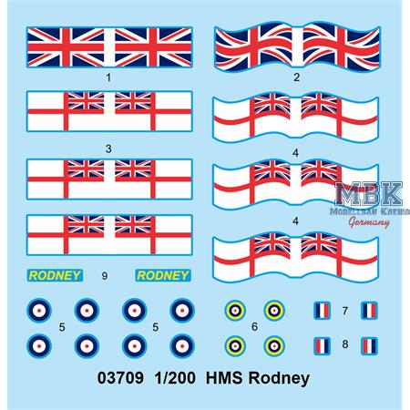HMS Rodney (1:200)