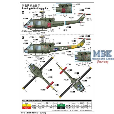 UH-1B Huey - Gunship (1:35)
