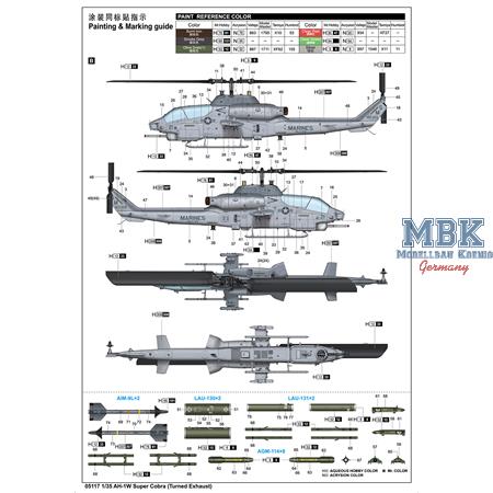 AH-1W Super Cobra (Turned Exhaust) (1:35)
