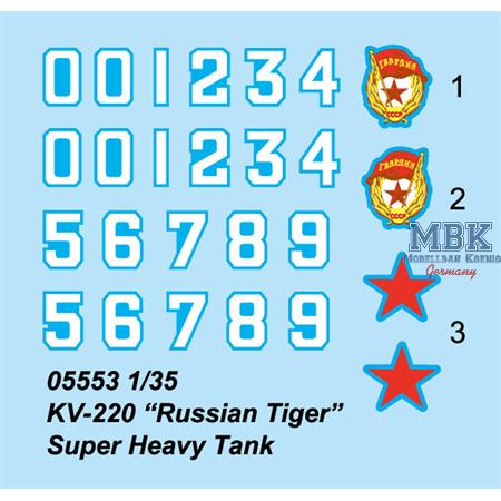Soviet KV-220 "Russian Tiger" Super Heavy Tank